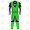 Speed 1 Piece Leather Motorcycle Racing Suit - Green/Black/White