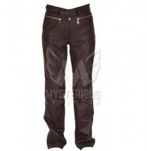 Mens Retro Light Brown Leather Pant ML 7414