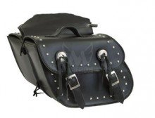 Leather Motorcycle Saddle Bag ML-7896