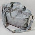 Grey Distressed Leather Women Handbag