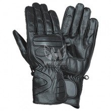 Black Leather Motorcycle Racing Gloves ML-4033