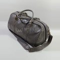 Grey Premium Quality Genuine Leather Travel Bag