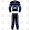 Racers 2 Piece Leather Motorcycle Racing Suit ML 7804 - Blue/Black/White