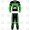 Racers 2 Piece Leather Motorcycle Racing Suit ML 7804 - Green/Black/White