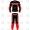 Racers 2 Piece Leather Motorcycle Racing Suit ML 7804 - Red/Black/White