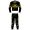 Force 2 Piece Leather Motorcycle Racing Suit ML-7384T - Black