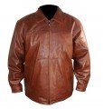 Mens Top Grain Cow Skin Leather Jacket ML 7301 - Brown