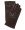 Mens Lined Leather Winter Gloves - Chocolate