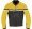 Mens Leather Motorbike Jackets ML 7054 - Yellow/Black