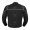 Mens Black Cordura Motorcycle Riding Jacket with Reflective Pipping ML 7567