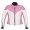 Women Pro Series Motorcycle Racing Jacket ML 7112 - Pink/White